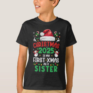 T-shirt Noël 2025 Est Mon Premier Noël De Soeur
