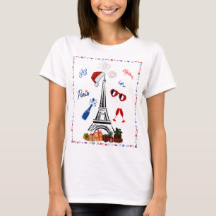 T-shirt Noël à Paris – Célébration de Noël en juillet