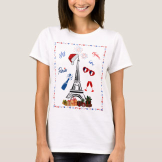 T-shirt Noël à Paris – Célébration de Noël en juillet