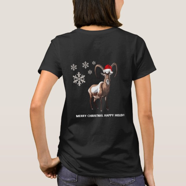 T-shirt Noël aigu d'Ibex (Dos)