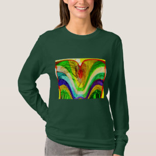 T-shirt Noël amour gemme art mode