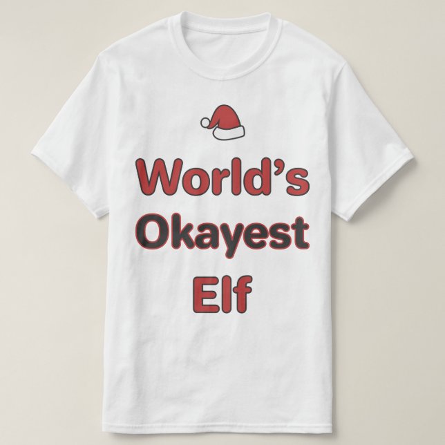 T-shirt Noël amusant des elfes les plus fous du monde (Design devant)