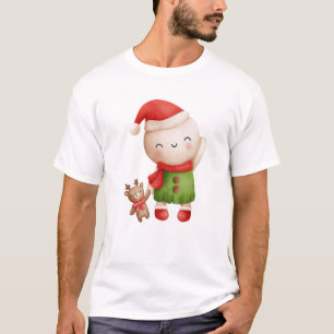 T-shirt Noël Amusant Famille Vintage Snowman