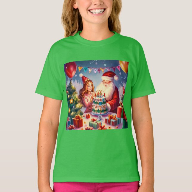 T-shirt Noël Anniversaire 8 (Devant)