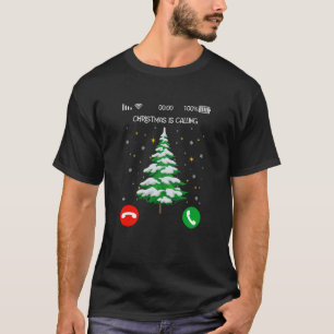 T-shirt Noël Appel Noël Téléphone Église chrétienne