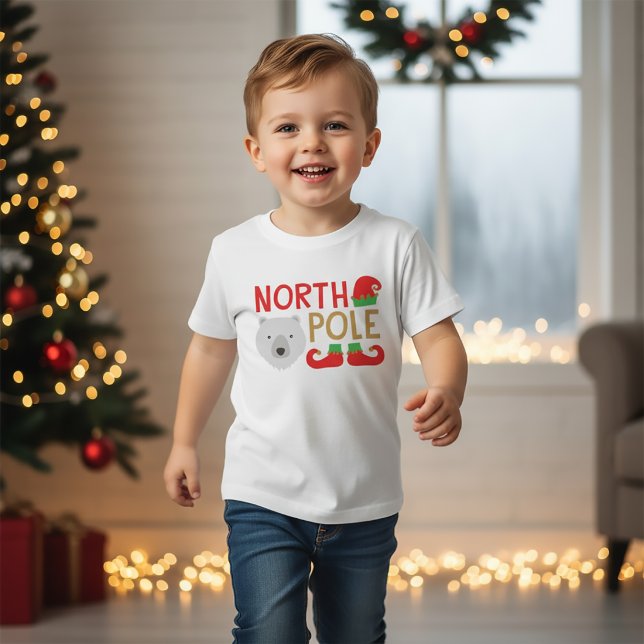 T-shirt Noël au pôle Nord (Créateur téléchargé)