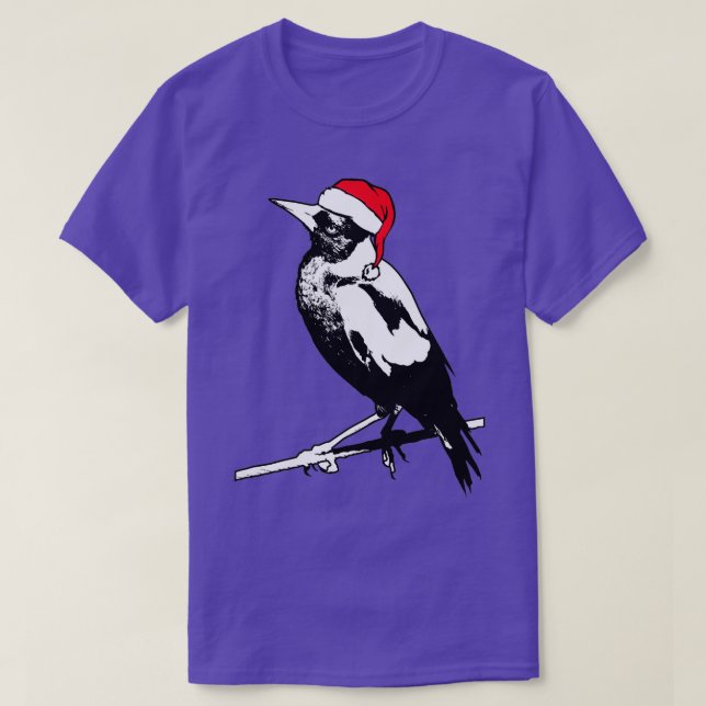 T-shirt Noël australien Magpie Aussie (Design devant)