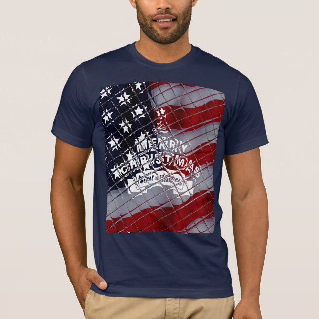T-shirt Noël aux USA : Fête de la Liberté (Devant)