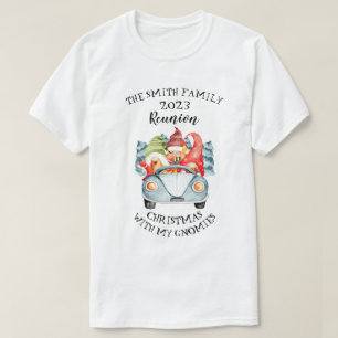T-shirt Noël Avec Mes Gnomes Famille Réunion de Noël
