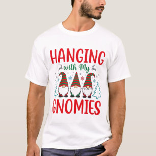 T-shirt Noël avec mes Gnomes Gnome de Noël