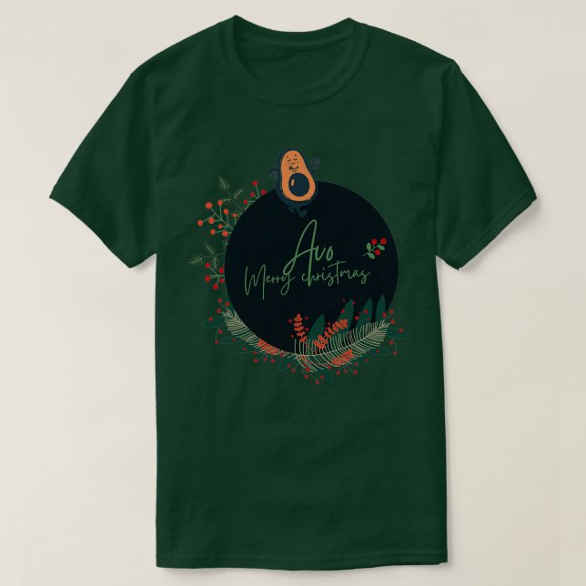 T-shirt Noël Avocado (Design devant)