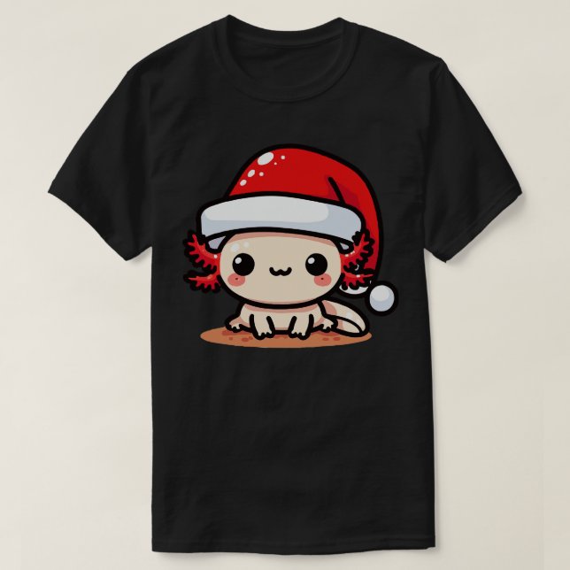 T-shirt noël axolotl (Design devant)