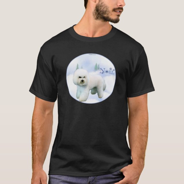 T-shirt Noel Bichon Frise (Devant)