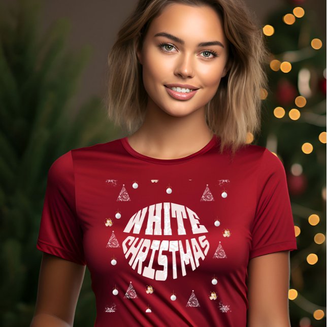 T-shirt Noël blanc (Créateur téléchargé)