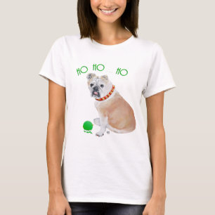 T-shirt Noël Bouledogue Anglais