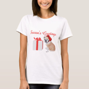 T-shirt Noël Bouledogue Anglais