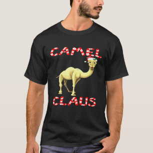 T-shirt Noël Camel Claus Désert Agriculteurs Ferme Animaux