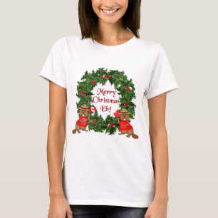 T-shirt Noël canadien