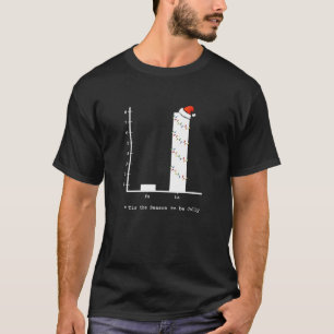 T-shirt Noel Carol Math Bar Graph Essentiel