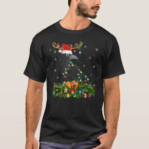 T-shirt Noël Casquette des Rennes de Noël Père Noël Raven 