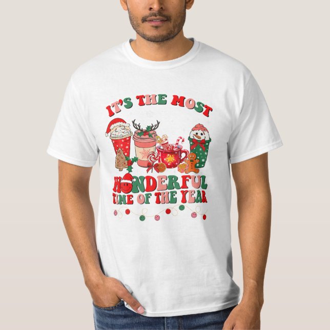 T-shirt Noël C'est le plus merveilleux (Devant)