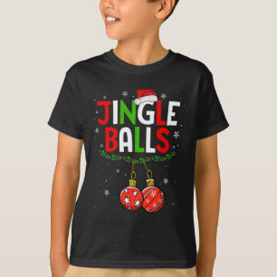 T-shirt Noël Châtaignes assorties Guirlandes Sonnailles C