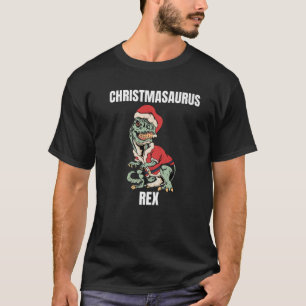 T-shirt Noël Christmasaurus Rex Père Noël T Rex Dinosaure