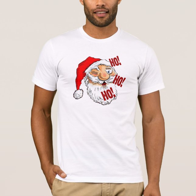 T-shirt Noël classique du père noël (Devant)