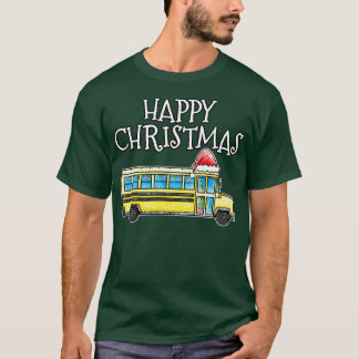 T-shirt Noël Conducteur de bus scolaire Noël 2022 1