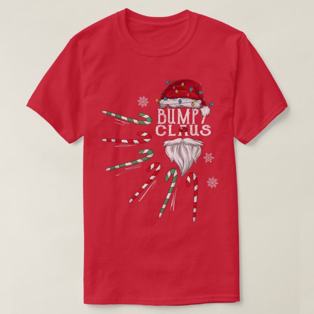 T-shirt Noël Coquelicot Claus Bumpy Beard Sucre de canne D (Design devant)