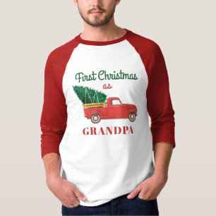 T-shirt Noël Correspondance Famille Fêtes Grand-père