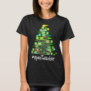 T-shirt Noël Crayon Spécial Prof Arbre Meilleur Noël