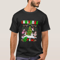 Noël Crew Flamant rose amusant Fantôme Pine Arbre