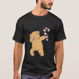 T-shirt Noël Dabbing Teddy Ours Sucre de canne Danse Cadea