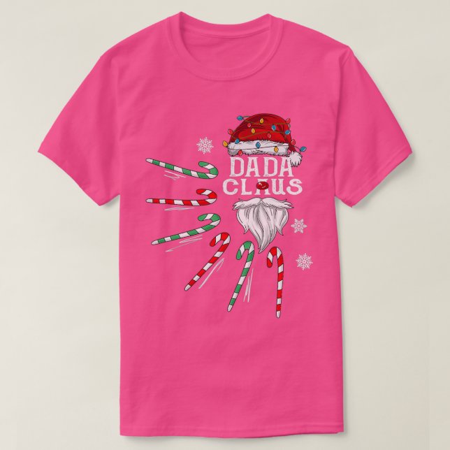 T-shirt Noël Dada Claus Dada Beard Candy Classic TShi (Design devant)