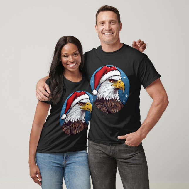 T-shirt Noël d'aigle (Unisexe)