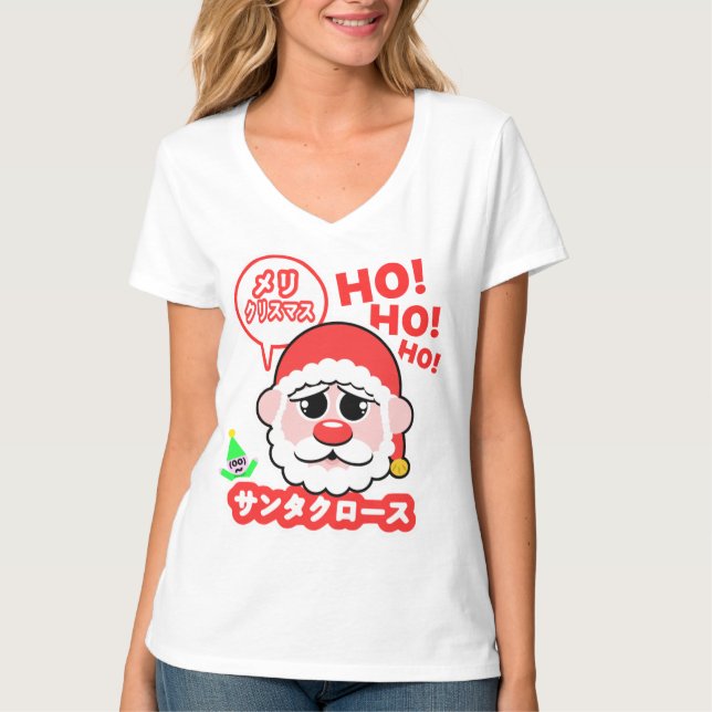 T-shirt Noël d'Anime Père Noël (Devant)