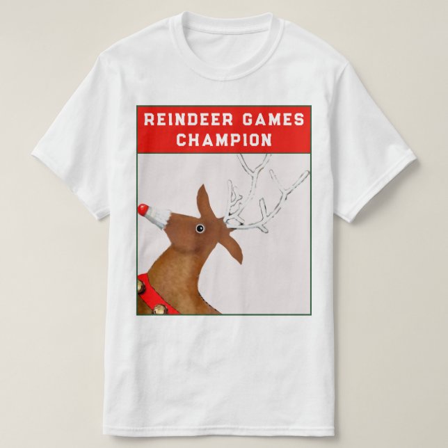 T-shirt Noël de Badminton (Design devant)