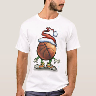 T-shirt Noël de basket-ball