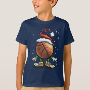 T-shirt Noël de basket-ball