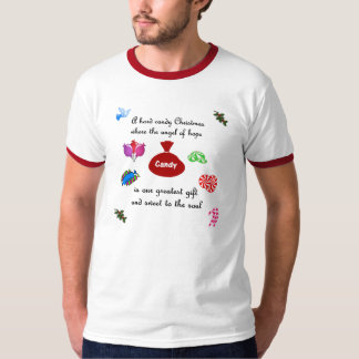 T-shirt Noël de bonbon dur