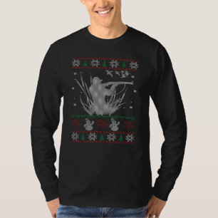 T-shirt Noël de chasse de canard