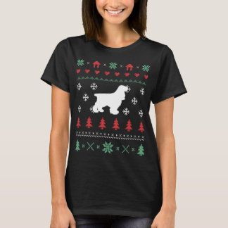 T-shirt Noël de cocker