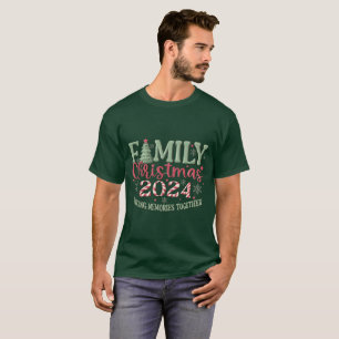T-shirt Noël de famille 2024 Faire des souvenirs