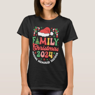 T-shirt Noël de famille 2024 Rassembler les souvenirs Xma