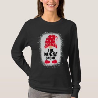 T-shirt Noël de famille assorti au lutin infirmière blanch