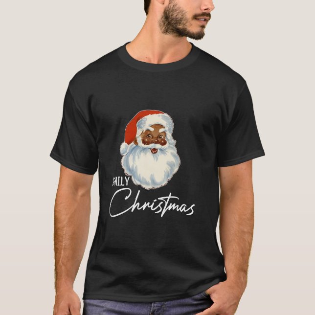 T-shirt Noël de famille du Père Noël Faire des souvenirs (Devant)