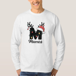 T-shirt Noël de famille monographique  Vacances personnali