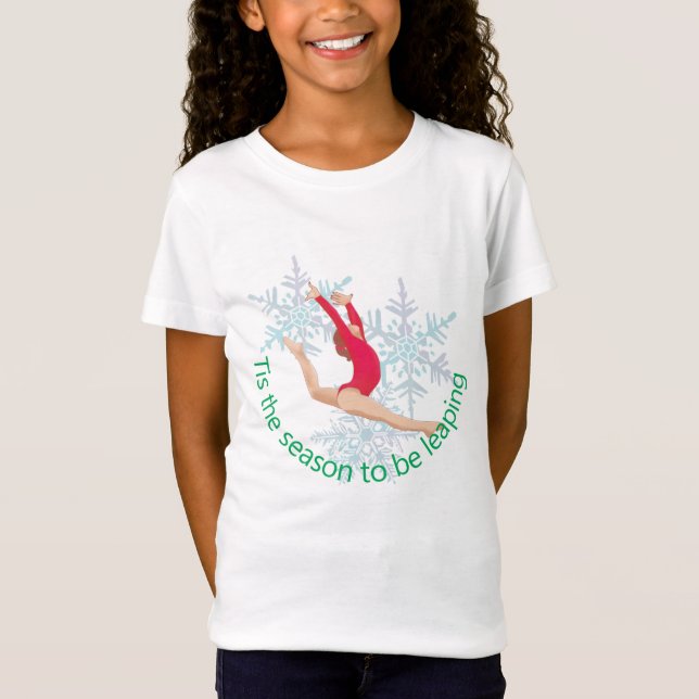 T-Shirt Noël de gymnastique (Devant)