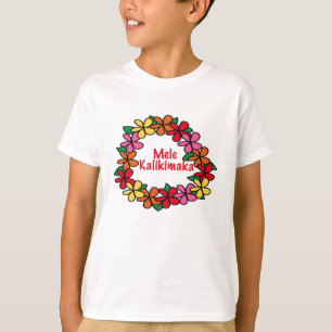 T-shirt Noël de Hawaïen de Lei